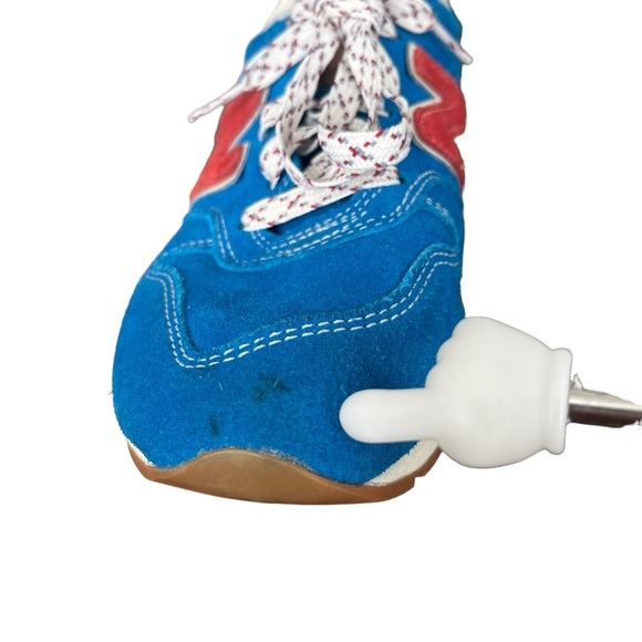 New Balance 996 Women’s Blue Red Suede Size 7 Rare Large N Retro Like New - Picture 12 of 12